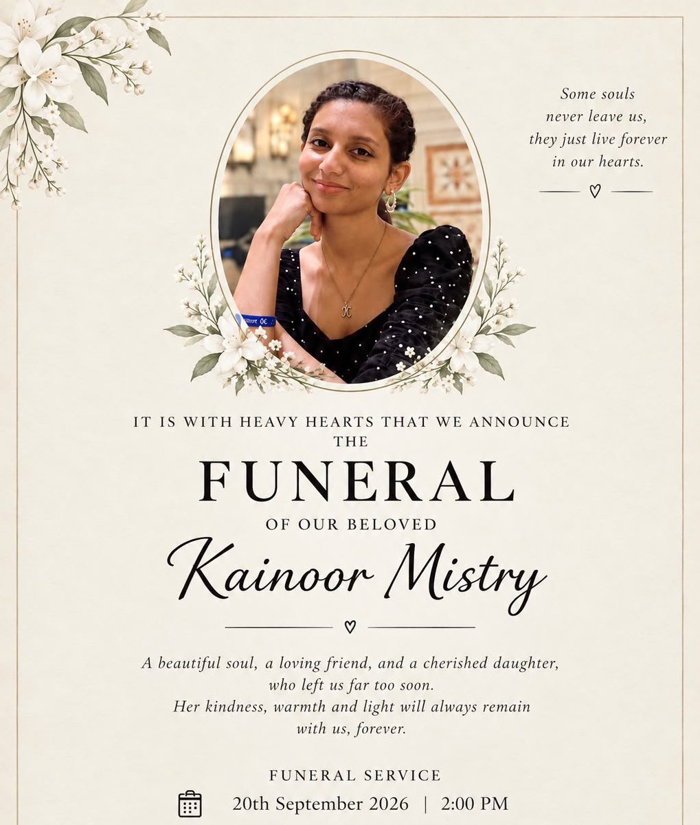 jagritichandra's tweet photo. An IndiGo cabin crew, Kainoor Mistry, passed away yesterday following a road crash while returning from work in an office cab. Friends and colleagues say there may have been negligent and rash driving by the driver. In April 2025 too a cabin crew of IndiGo died in Bengaluru under similar circumstances.