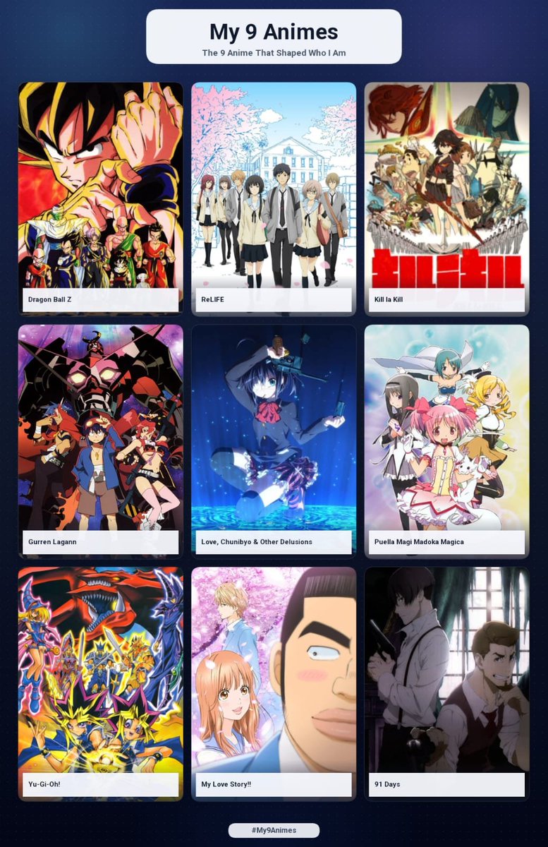 SDPDNM's tweet photo. #My9animes

No puse películas porque estaría Perfect Blue, y tengo que volver a ver 91 days para ver si se mantiene ahí o podría meter a Tamako Market, Little Witch Academia y/o Mob Psycho 100. https://t.co/DFWdbCD1Yw