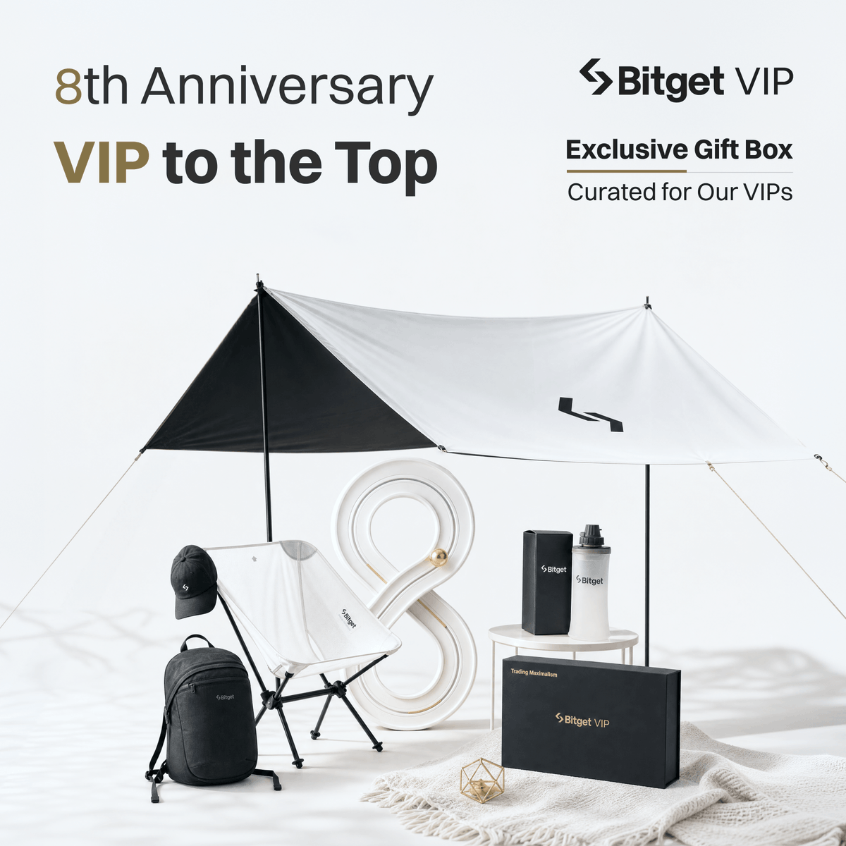 BitgetVIPs's tweet photo. VIP to the Top｜8th Anniversary Exclusive Giveaway
Ready to take your next adventure to the top?

We’re giving away an exclusive VIP Hiking Gift Box designed for your next outdoor escape. 

How to enter:
✅ Follow @BitgetVIPs
✅ Like & RT this post
✅ Comment your feedback or experience with #BitgetVIP

🎁 1 lucky winner will receive the exclusive VIP Hiking Gift Box.

#Bitget8