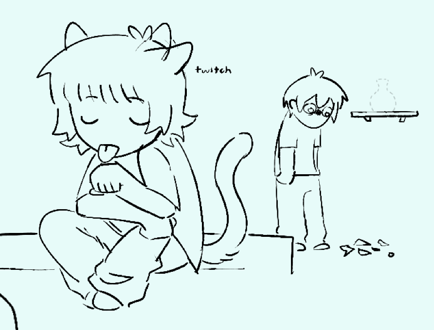 meguwwu's tweet photo. When ur catboy roommate is a fucking asshole
#isbc https://t.co/b9TZkRHReY