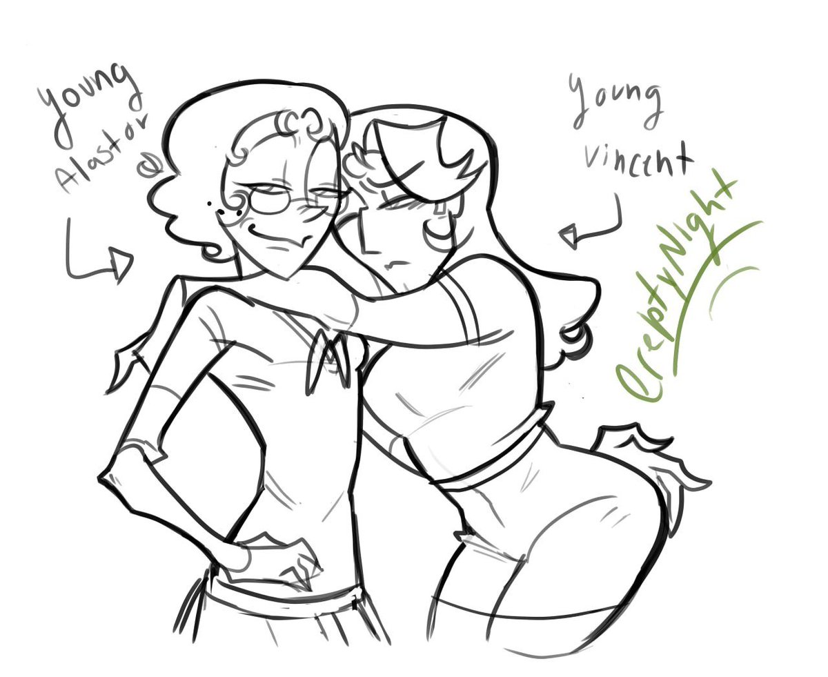 CreptyNight's tweet photo. Computah make them kiss #radiostatic #murdermedia #Alastorxvox #AlVox #VoxAl #HazbineHotelFanart #yuriostatic https://t.co/9Tp69NLR0c