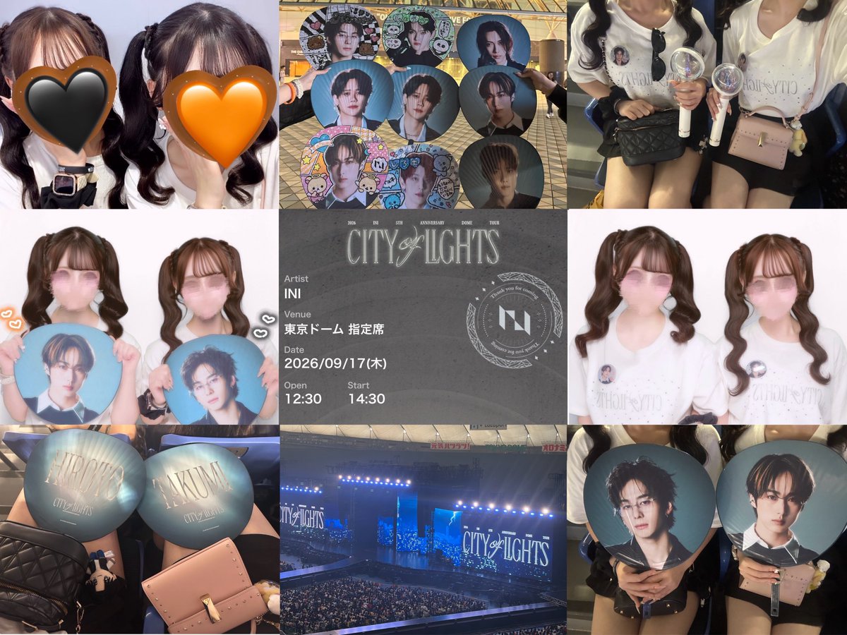 mochirotos2's tweet photo. 2日間で11人のINIってやっぱり無敵だなって感じたт ‧̫ т♡INIとMINIでお互いの光になり続けますように🪄︎︎➰💘
#INI_DOME_TOUR #INI_CITY_OF_LIGHTS https://t.co/yZivS2yOQX