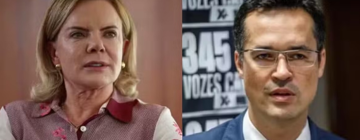 Economesteter's tweet photo. 🚨 Deltan tem campanha suspensa e Gleisi pode herdar vaga

Um ministro do TSE nomeado e reconduzido por Lula paralisou a campanha do líder ao Senado no Paraná após um pedido da coligação PT e PDT.

Deltan tem 31,6%. Se ele ficar fora, a segunda vaga pode terminar com Gleisi Hoffmann, que aparece com 25,9%.

A liminar pode tirar o líder e colocar a petista no Senado! 👇🏼