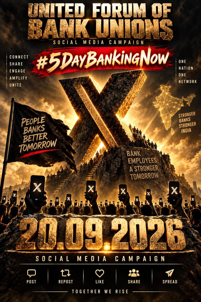 vj23388's tweet photo. #5DayBankingNow
@PMOIndia
@DFS_India
@ChairmanIba
@CLCMOLE
@UFBUIndia
@LChandrase57170 
#NCBE 
@niteshparmar83 https://t.co/mjwuPTICwf