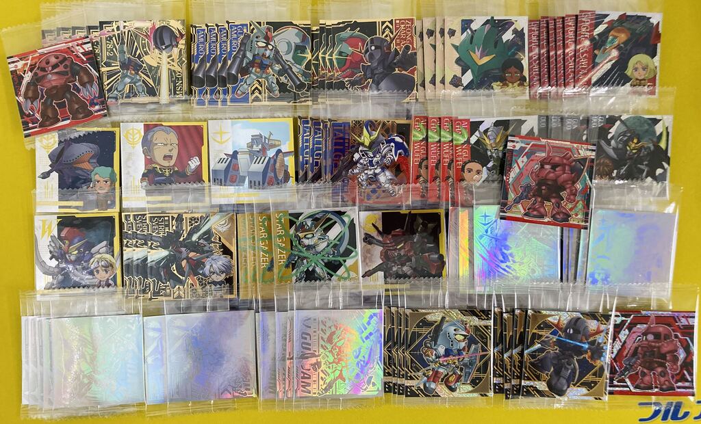 full_shokugan's tweet photo. 🌌🤖食玩 ガンダム 入荷情報🤖🌌

在庫切れになっていたMG6弾を、
🌟86枚・26種類🌟入荷しました！

お気に入りの1枚を探しに出撃🚀💥
コレクションに加えたいカードをチェックしよう👀✨

🛒販売ページはこちら
 https://t.co/2fKCu7yV6L
#ガンダム #食玩 #フルアヘッド https://t.co/qgF1RpqOTg