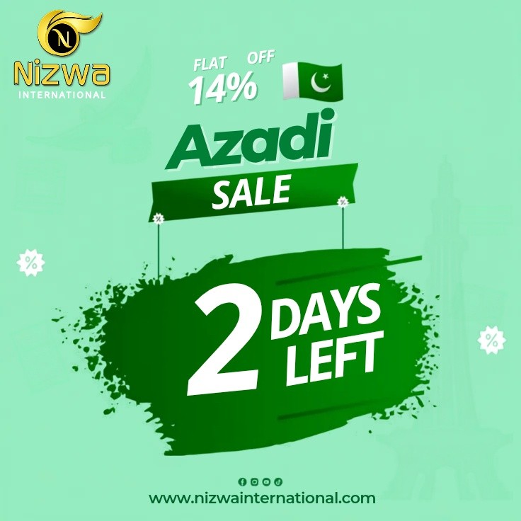 ChassidyLosd2n's tweet photo. ⏰ 2 DAYS LEFT ⏰
🇵🇰 AZADI SALE — FLAT 14% OFF 🇵🇰
Ghari tick-tick kar rahi hai... aur cart abhi tak khaali? 😱
48 hours. Flat 14% off. On everything. 💚
⏳ Kal se yeh price nahi milegi
⏳ Stock nikalta ja raha hai
⏳ 14 August ke baad = full price https://t.co/bbsfnmWabo