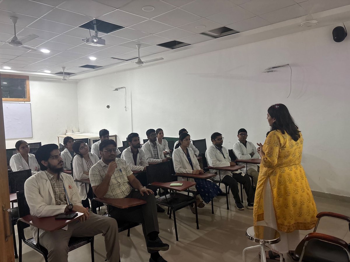 AnantaHospital's tweet photo. In the series of activities under mental health month 2026, Department of psychiatry, Ananta Institute of Medical Sciences and Research Centre, Rajsamand organised five module gatekeeper training. Professor and head Dr. Bharat Agarwal provided training on the modules “Mann Darpan” and “Workplace stress management.” He emphasize the role of Mental Health among medical students and to take help of TELEMANAS in case of any stressful event for themselves as well as their peers

Professor Dr. Sunil Kumar provided training on “Role of Gatekeeper” and “Exam stress management.” Dr. Rajvee Dave provided training on “, I support my friend ad Youth mind and mental health.”

Principal and Controller Dr. Sanjay Gupta told that after this training psychiatry faculty will conduct various activities to enhance mental health awareness among students and staff workers, Reel making competition, poster making competition, UG psychiatric quiz, and Mass level digital mental health pledge.

Executive director Dr Nitin Sharma told that various activities will be organised by the institute as per ambitious program of Rajasthan government Rajmamta. These activities will help Medical and nursing students as well as better cope with mental health problems of themselves as well as their peers and patients in their future professional life he expressed better mental health among staff workers will enhance their improved productivity.

#ManDarpan #RajMamta #ManSeMajbootRajasthan #SashaktYuvaSwasthRajasthan