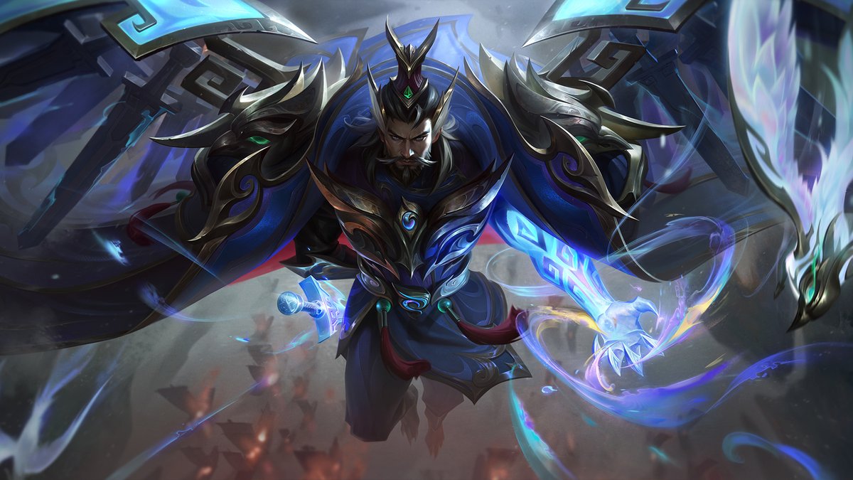 wildrift's tweet photo. Three great kingdoms, countless skilled warriors, one epic legend ⚔️👑 https://t.co/n6Cmt5DDnm