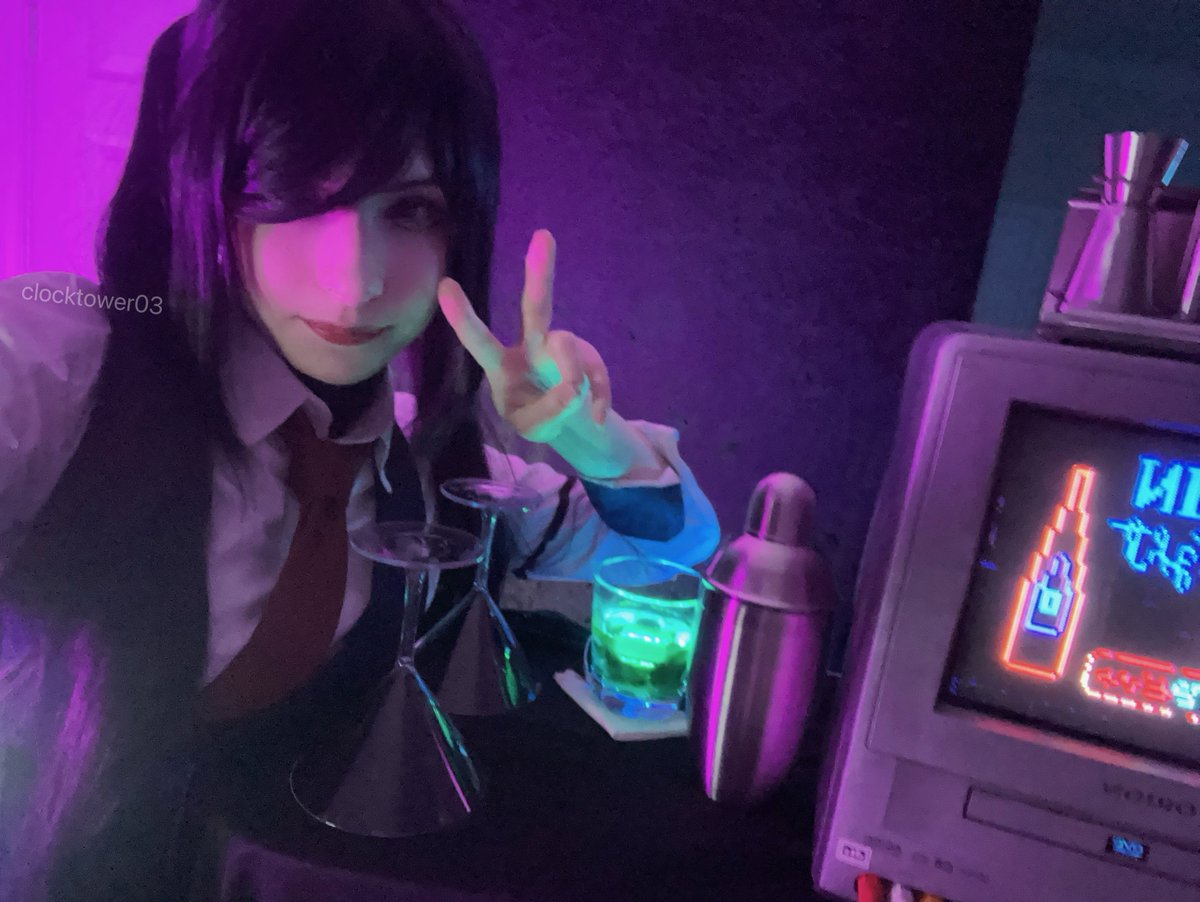 clocktower03's tweet photo. i’m ready for my shift boss 🫡 #va11halla https://t.co/HbSuq8jFoa