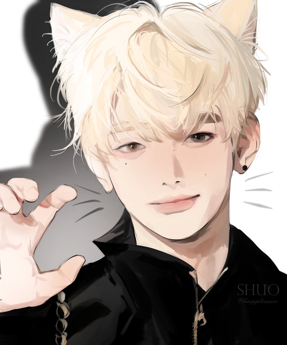haopplesauce's tweet photo. #AND2BLEfanart #ZHANGHAO blonde kitty https://t.co/jDVfRwxTW6