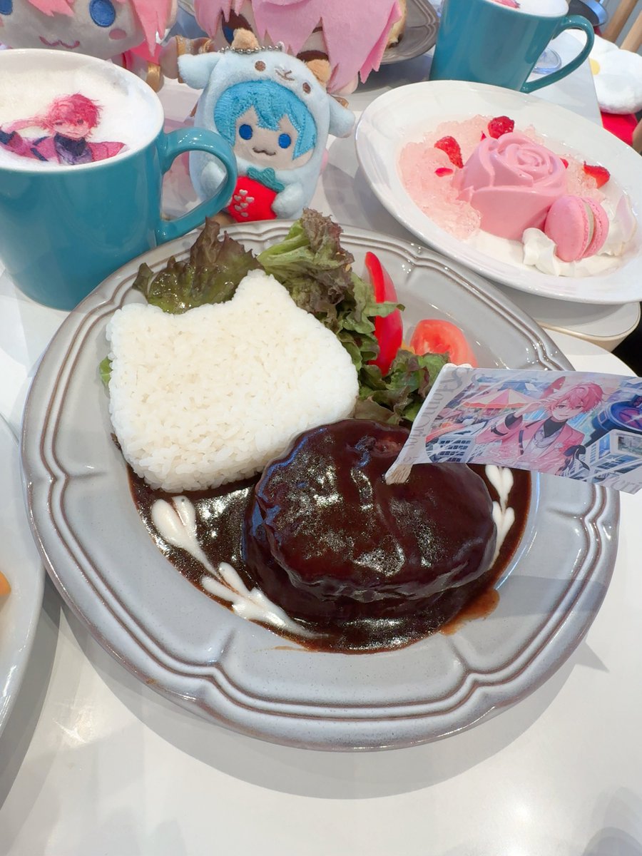 nyannyanyui112's tweet photo. さとみくんおはようございます💗
昨日は同時視聴配信ありがとう！！ 2日連続声聞けてとても嬉しかったです🫶
さとみくんの声聞くだけでやる気が出るし笑顔になれます♡ ありがとう😊
ASMR配信でガストのハンバーグを絶賛してたのでハンバーグのお写真です💖
今日も素敵な1日を…🍀

 #さとみくん https://t.co/ShMRAYYUVd