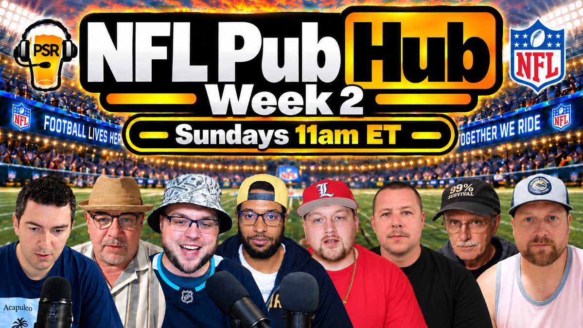 JimmyTheBag's tweet photo. In Week 1, 7 of our 8 cappers finished in the black! NFL Pub Hub pops off in 12hrs at 11amET on @PubSportsRadio.
@bobanobets 11:05
@DieHardMMAPod 11:28
@BigRagooBets 11:40
@billybrizdfs 11:52
@WineTimeSports 12:04
@nukeworker4 12:16
@Kongsklips 12:28
@ttjb32 12:40 https://t.co/N1aW5zqNjB