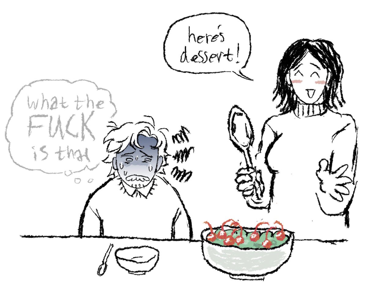 pervertcy's tweet photo. Karin please don’t make him eat that bullshit https://t.co/GH8CknaI4J