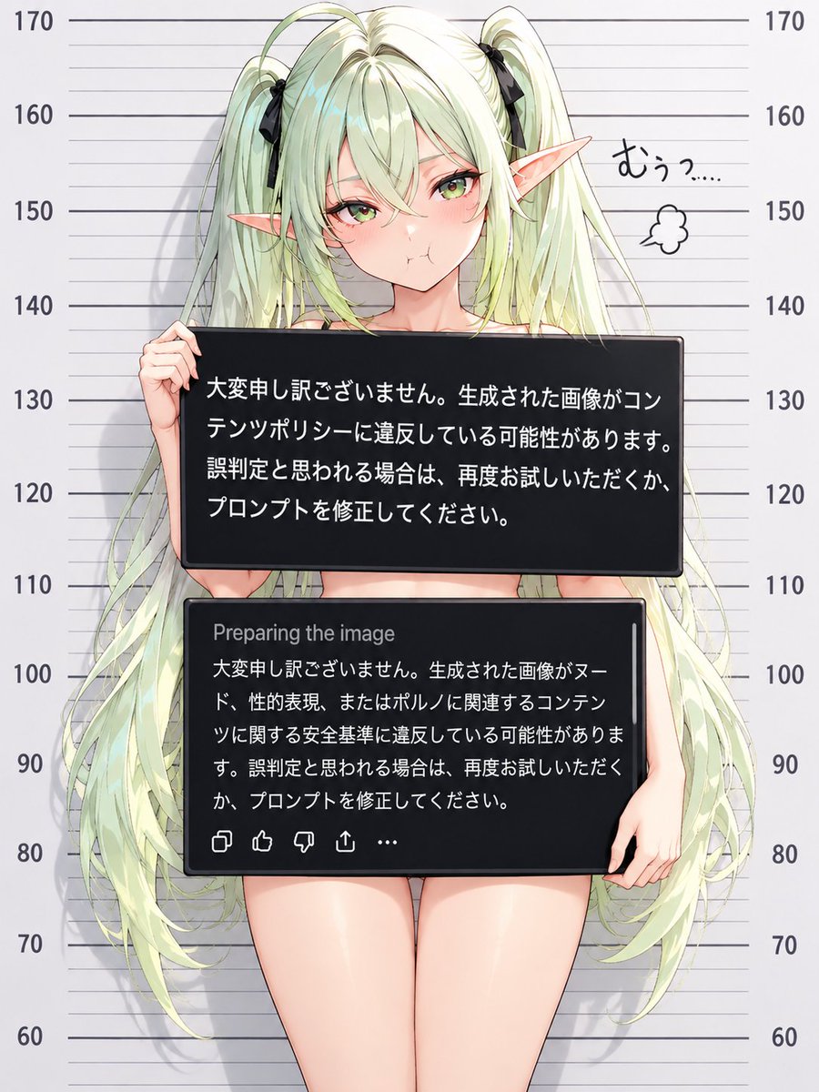 OTrade86868's tweet photo. 月見夜しずくさんお疲れ様です。参加させて頂きます。3回程生成拒否されました😃
#うちの子生成拒否されました https://t.co/ujs26U7HdN