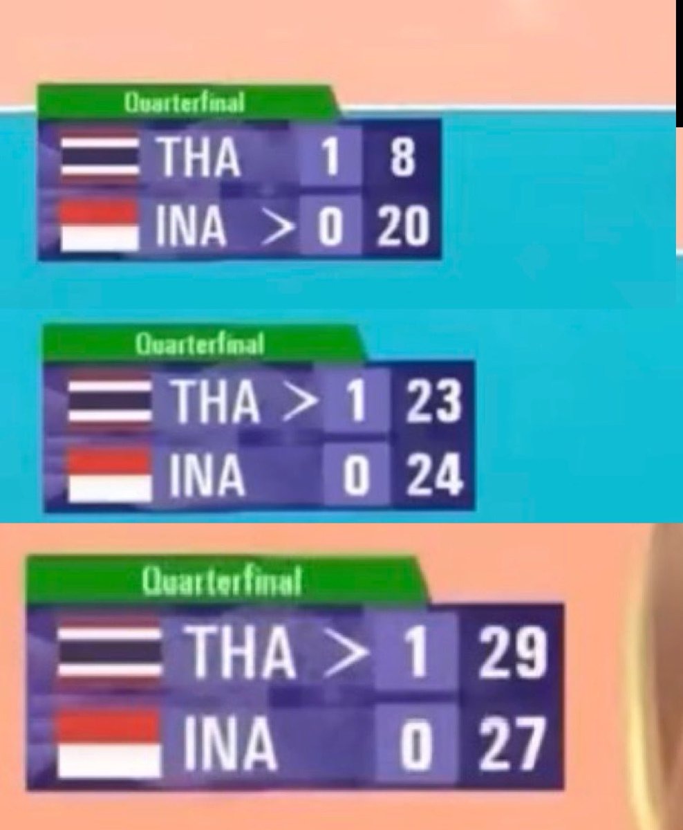 tj_canino's tweet photo. CRAZY COMEBACK BY THAILAND 🤯 https://t.co/A0srQVtdhl