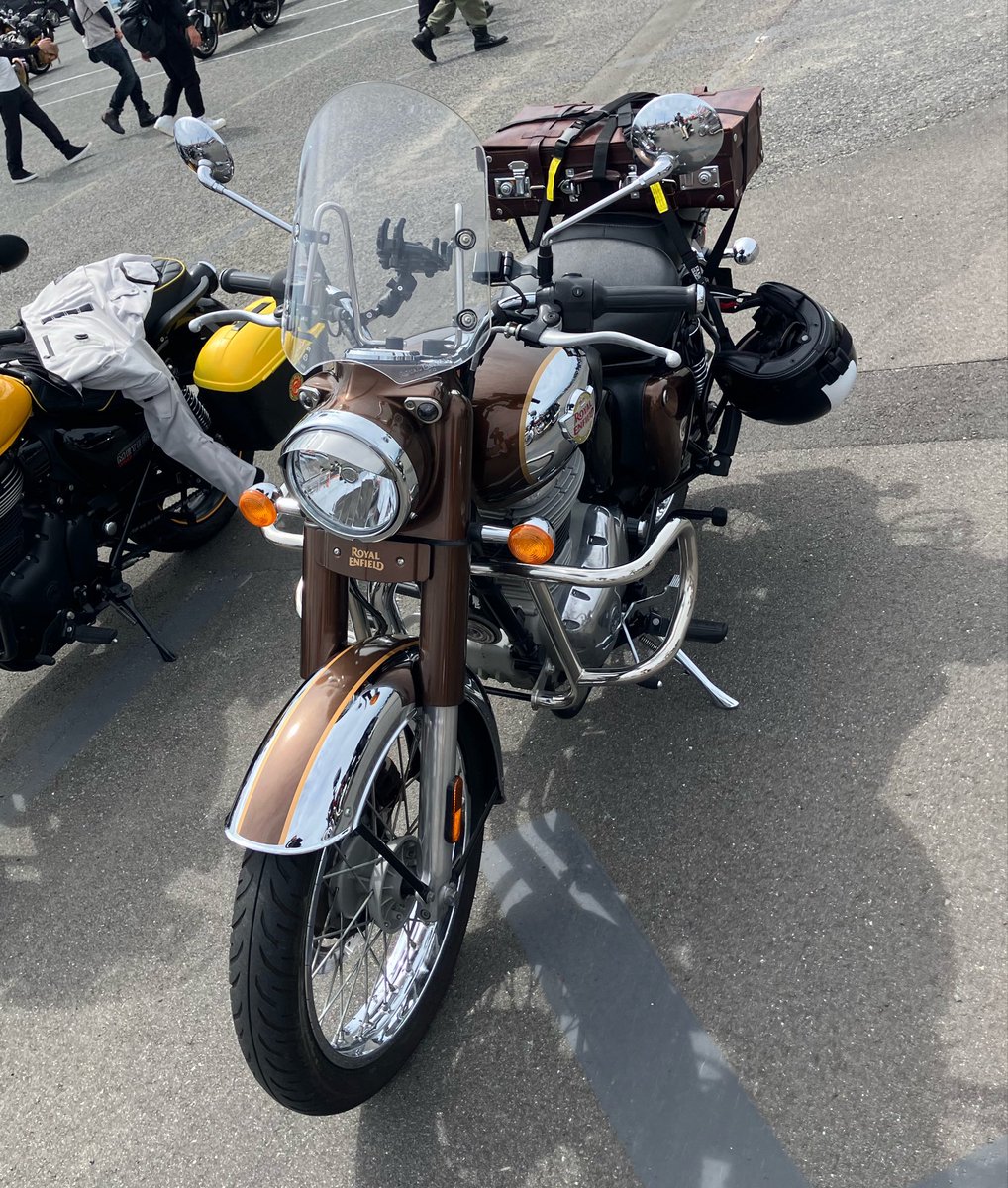 creampuff328's tweet photo. 到着！！
#ロイヤルエンフィールドONERIDE https://t.co/3IW5JM9zXX
