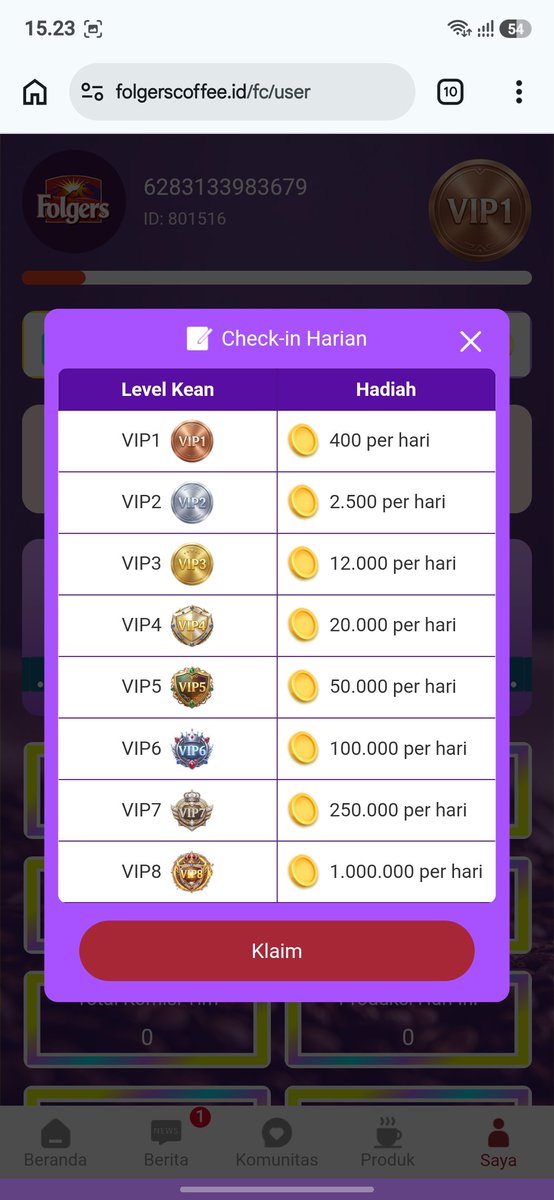 15Moonjuice's tweet photo. halo! aku mau nawarin bisnis/investasi dari sebuah produk cuma modal 90rb tiap hari klaim check in 4500 setiap hari selama 36hari,nominal klaim tergantung nominal produk yang kita beli.kalo ada yang minat bisa chat aku ya nanti aku kasih arahan dan link untuk pendaftarannya!!💕💕 https://t.co/D7MkjoNaEU