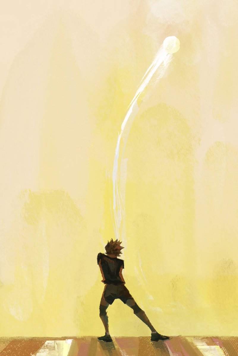 Keebssi's tweet photo. “Let’s take it easy” #haikyuu #hinata https://t.co/uFViUvfaMq