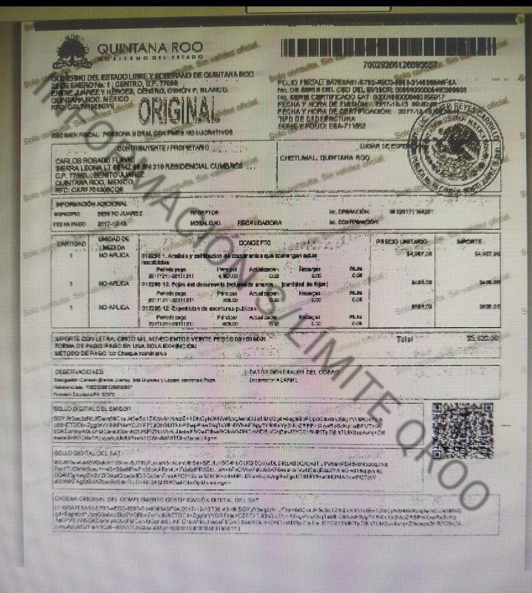 VigiaCiudadano7's tweet photo. Gana $238 mil pesos Mensual el Secretario de Salud de la Gobernadora de Quintana Roo Mara Lezama, Flavio al frente del SESA se compro dos propiedades al contado por $10 MDP

#Corrupción, #México, Quintana Roo, Secretaria de Salud 

Mientras #FlavioCarlosRosado el flamante secretario de salud de la gobernadora #morenista María Elena Hermelinda Lezama Espinosa anda campantemente haciendo campaña por #Morena para la presidencia municipal en #IslaMujeres, el sistema de salud en Quintana Roo se cae a pedazos y cobra vidas inocentes gracias a la negligencia de ambos.

Redacción; Información S/Límite Quintana-Roo Septiembre de 2026

De acuerdo a su declaración patrimonial presentado en este 2026 por el secretario de Salud en #QuintanaRoo Flavio Carlos Rosado al Sistema de evolución patrimonial, de declaración de intereses y constancia de presentación de declaración fiscal, mensualmente gana $238 mil 021.66 pesos libre de impuestos, mucho mas que la gobernadora #MaraLezama y que la presidenta de México #ClaudiaSheinbaumPardo.

Mientras el desabasto de medicamentos en los Hospitales en Quintana Roo siguen cobrando vidas inocentes, Flavio Rosado se embolsa en ganancias anuales $2 millones 856 mil 260 pesos por supervisar la salud de los #Quintanarroenses.

Esto permitido por la gobernadora “Humanista Con Corazón Feminista”.

En 2021 María Hermelinda Lezama Espinosa como presidenta municipal de Benito Juárez (#Cancún) nombra a Flavio Carlos Rosado como director general del sistema DIF municipal, en septiembre de 2022 ya como gobernadora de Quintana Roo Mara Lezama de manera formal lo nombra como titular de la Secretaría de Salud (#Sesaqroo)

Flavio Carlos Rosado gracias a la gobernadora Mara Lezama y a los Quintanarroenses ya gano solo en salario como funcionario público $9 millones 488 mil 683 pesos de acuerdo a los documentos del Sistema de evolución patrimonial, de declaración de intereses y constancia de presentación de declaración fiscal obtenidos por nuestro portal Información S/Limite Quintana-Roo 

Para que un medico general de SALUD de Quintana Roo gane lo que Flavio Carlos Rosado ha ganado en el #SESA, tendría que trabajar 38 años sin gastar un solo peso.

Gracias a Mara Lezama que lo nombro secretario de salud en Quintana Roo Flavio posee varias propiedades una con un valor de $2 millones 450 mil pesos adquirida a crédito.

Compradas al contado posee;

Una propiedad (casa) por $4 millones de pesos, una casa por $1 millón 064 mil pesos. un terreno de 769 metros adquirida por $5 millones 617 mil 350 pesos en 2023 y para el 2024 adquirió una propiedad (casa) por $4 millones de pesos, un enriquecimiento inexplicable que la Fiscalía Anticorrupción se niega a investigar a pesar de la autenticidad de los documentos que le hemos entregado.

Flavio Carlos Rosado no solo posee condominios de alta plusvalía, joyas y artes, si no también posee cinco cuentas bancarias según datos fiscales de sus declaraciones que el mismo reporto.

En las narices del Sistema de Administración Tributaria (SAT) el secretario de salud Flavio Carlos Rosado adquirió dos predios a un costo menor de lo valuado evitando el pago de mas impuestos.

Por un $1 millón 425 mil 117.05 adquirió el predio ubicado en la residencial sm 310 Mz 90 L-55 en la calle sierra leona en el municipio de Benito Juárez, sin embargo el costo real de la vivienda es de $4 millones de pesos, y consta de dos niveles, estancia, comedor, cocina, tres baños, tres recamaras, cuánto, baño en el patio de servicio, terraza y cuarto de servicio.

También este predio lo compro a precio menor que lo real, 1 millón de pesos, en el fraccionamiento arbolada marcado como lote 01 Mza.33, smza 336 en el municipio de #BenitoJuárez (Cancún)

Entre el 2023 y 2024 adquirió predios al contado por alrededor de $10 millones de pesos.

A esto súmenle que posee Joyas (relojes, anillos, cadenas) y obras de arte (pinturas, esculturas).
✍🏻 Información Sin Límite Quintana Roo
https://t.co/IKOk1paqGu