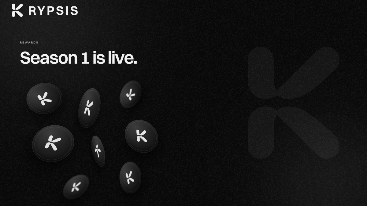 KrypsisNetwork's tweet photo. Krypsis Rewards is live. Season 1 has started.

You earn points by swapping. Connect a wallet, sign once, and keep it connected while you swap.

Holding KRYPSIS raises your share. Your balance is read at one random minute inside the epoch and revealed only after it closes, so nobody can time it.

3,000,000 KRYPSIS per epoch, 10 epochs of 7 days.

3% of the supply reserved for rewards has been sent to a timelocked rewards contract.

Verify the contract: 0x3CfE8443Ae8d0250041145BA25f1Ad2eCd2bFfC8
Timelock: 0x120931024F4f2FD03cFf6EBE4ec326baa52F9d98
Transaction: 0x71d99ab5fb34260b6e2b0483ee2382b60ca413f87dd09be9e0542f7606446c1c

Nothing about the contract can change without 24 hours of public notice including the deployer's attempt to withdraw the tokens, assuring the holders safety. Claiming and burning never wait for it, and after 30 days anyone can trigger the burn on rewards nobody claimed.

https://t.co/J9lrHqbQVH

The hood stays on!