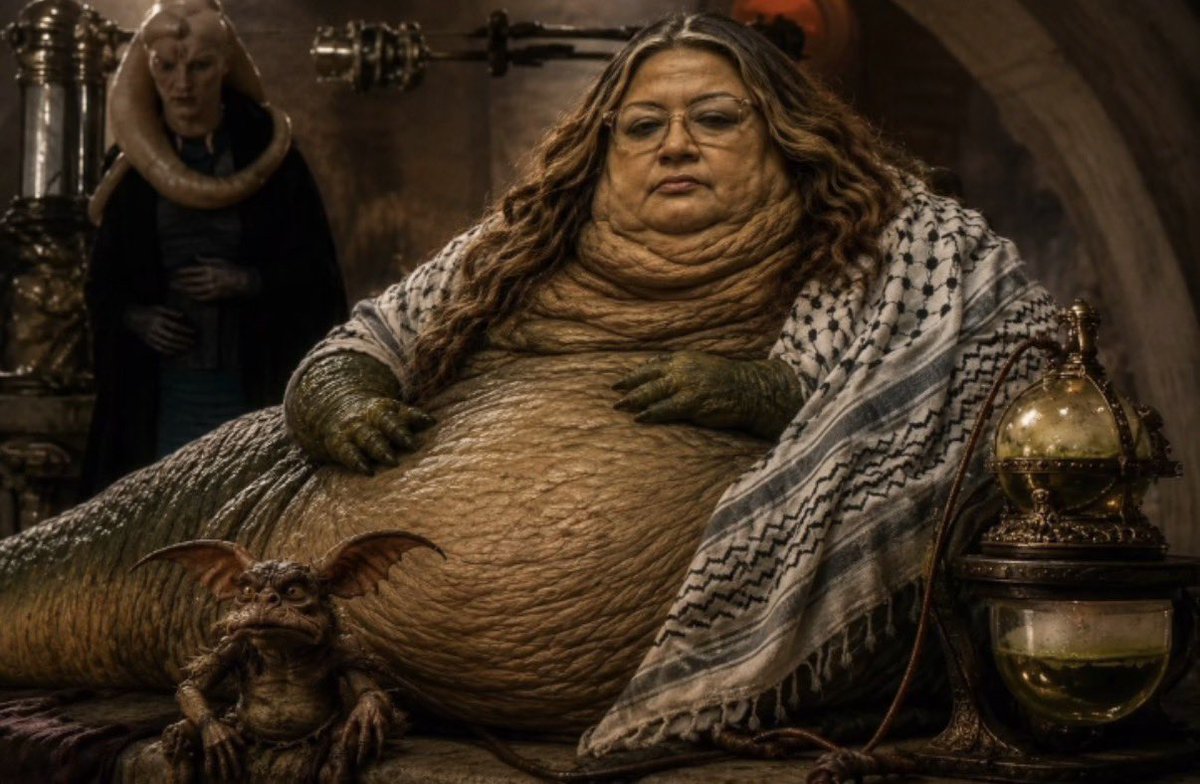 RestoreAussies's tweet photo. Jabba cares not for our opinions or our history. Jabba only cares for power. https://t.co/KiYQqxx66M
