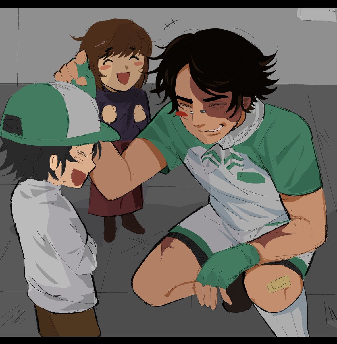 HeadlessGhost7's tweet photo. #NortonCampbell #IdentityV 
Es tan lindo con los niños quiero morirrrrrrrr https://t.co/PRIc5sOyRh