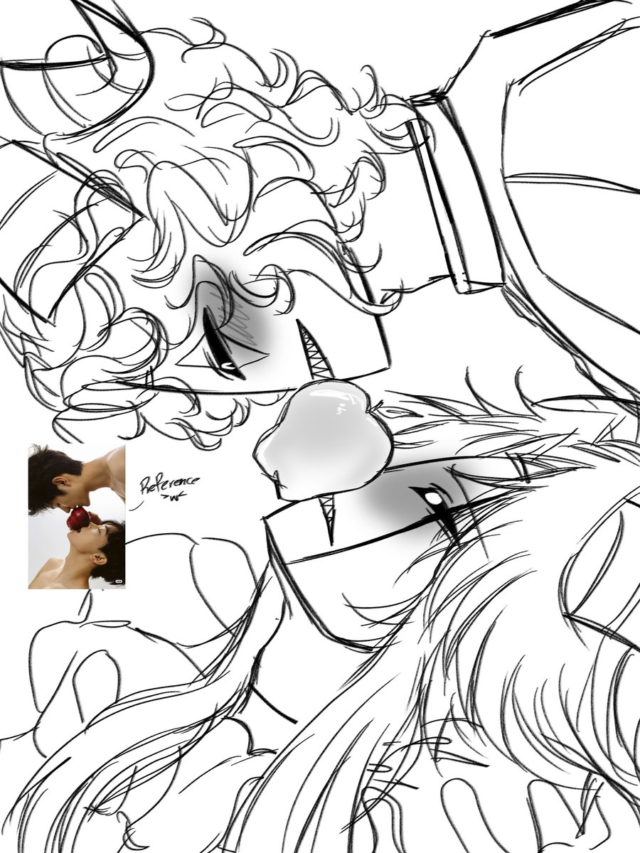 iluvlerii's tweet photo. ♡ A little sketch~ ⭐️
◇ un pequeño boceto ~ 💚

#greenapple #pierrot #harlequin #tfc #thefreakcircus #sketch #digitalart https://t.co/a3tUrYAQKb