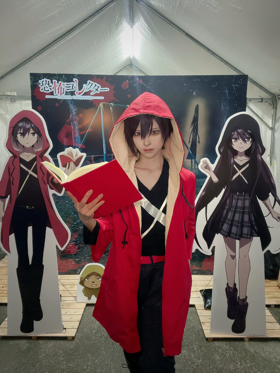 48ta_'s tweet photo. 上野ゾク夏祭り初日、有難う御座いました。
本日も『恐怖コレクター』ブースにて、千野フシギ役にて出演させて頂きます。
怖くて楽しい夏の思い出をぜひ体験しにいらして下さい！
#ゾク夏　#恐怖コレクター https://t.co/Bvh4mBc3di