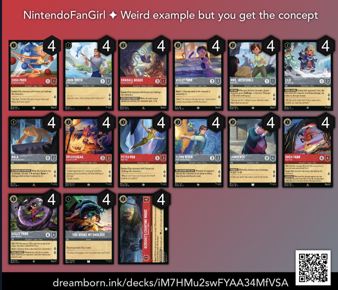 NFG_Quests's tweet photo. Open ink pairings also opens the door for shenanigans that I would very much like to partake in

Like playing a ruby steel deck and then SURPRISE it’s 0% control and 100% aggro https://t.co/S0oipWfkUC