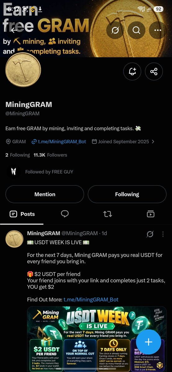 Cryptos_Mafias's tweet photo. Good morning, family! 🌅
⚠️ Mining Gram looks like a scam! You can deposit and swap, but when you try to withdraw, they ask for another deposit. Then the withdrawal stays pending and your funds don’t return. 😂
🚨 Be careful and repost to protect others! ❌

Report
@MiningGRAM https://t.co/fd4PMe2J5k