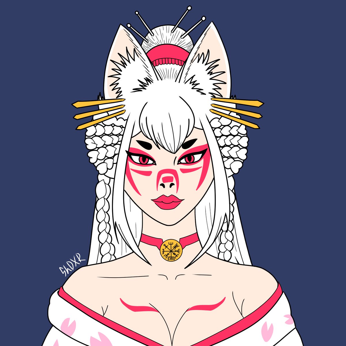 DarkShDXR's tweet photo. Goddess of Primordial Darkness. Queen of the Abyss. Mother of the Void. The Forgotten One.

This is my beloved OC in her finest, Mika Ushinatta (or Ushinatta Mika).

Edit: I know it's a double post but I fixed part of it that annoyed me https://t.co/dsiORZ9md5