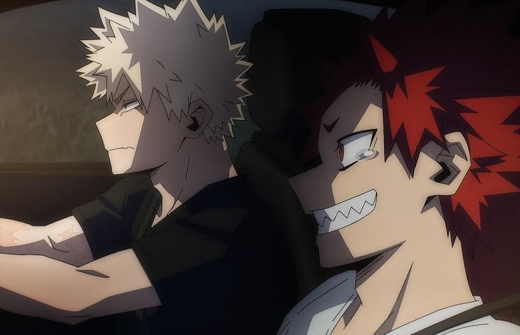 GabyGabitt's tweet photo. Amo que a linguagem de amor do Kirishima com o bakugou é ser INSUPORTÁVEL. E o bakugou deixa, mesmo xingando metade do tempo, porque a ausência do Kirishima incomoda mais que a chatice dele https://t.co/M3qnSz53LZ