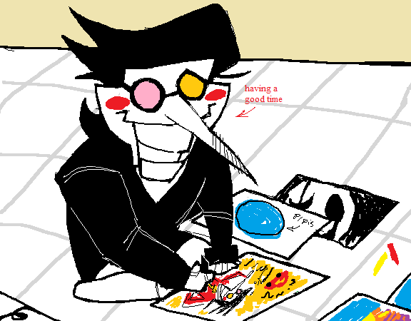 tennasbigfry's tweet photo. silly pt.2
spamton tries not to think about it

#deltaruneㅤㅤㅤ https://t.co/M7l8dSLXC0