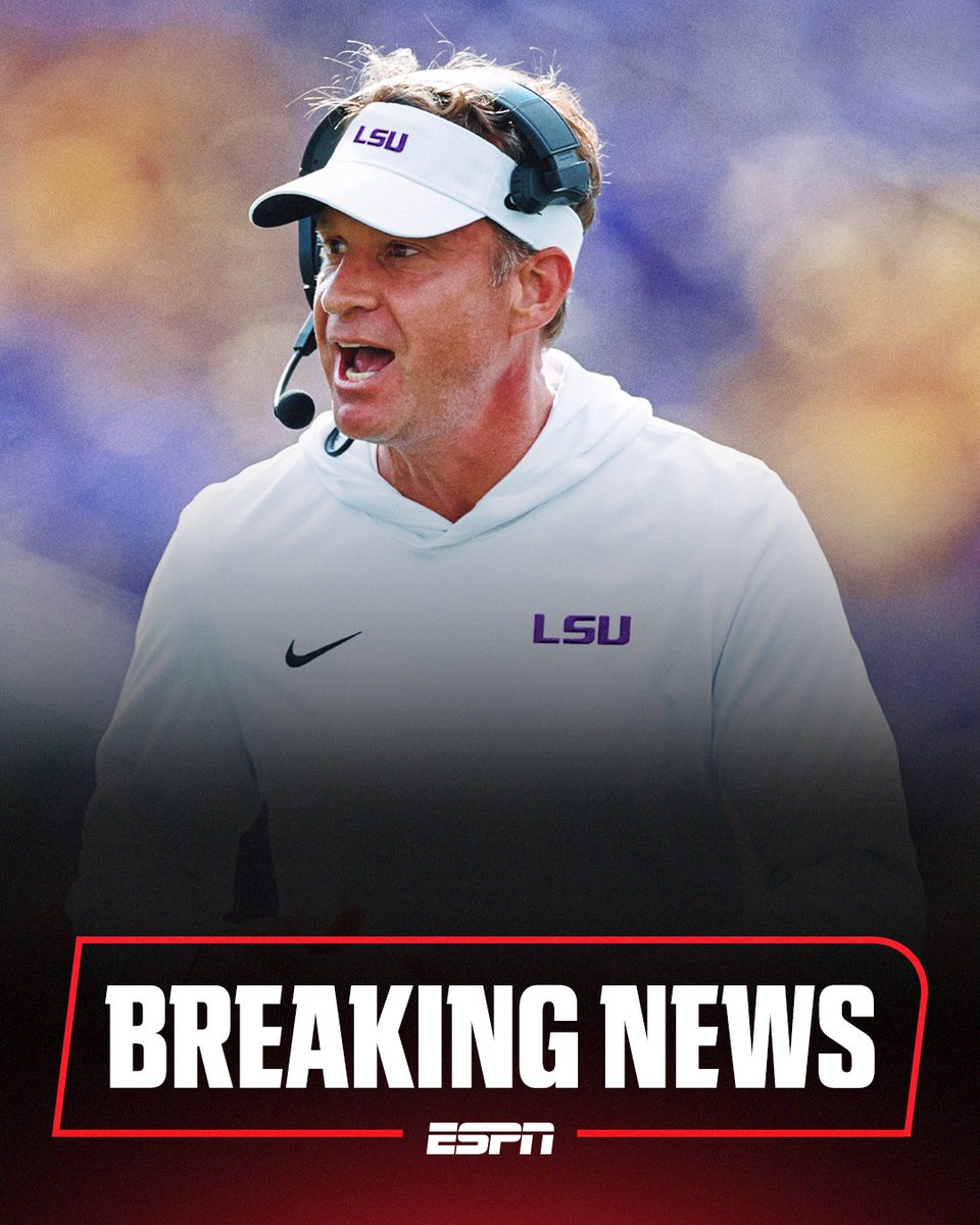 OnyxOdds's tweet photo. BREAKING: Lane Kiffin has voiced his unhappiness at LSU and is considering a move to to Ole Miss, where he'd have a real chance to win a national championship, per sources https://t.co/w94s54LgHm