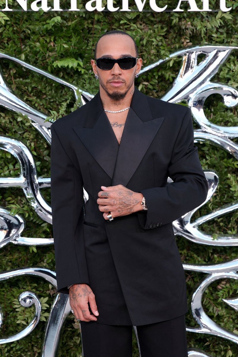 fiagirly's tweet photo. Lewis Hamilton attends the Lucas Museum of Narrative Art Opening Night in Los Angeles. https://t.co/In1Uk8phbh