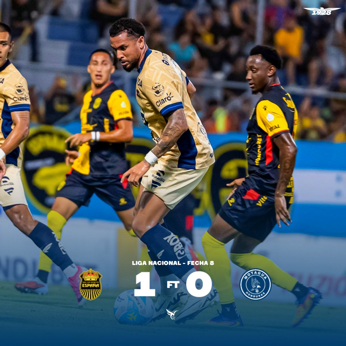 CiclonAzul_1928's tweet photo. DERROTA DE VISITA

Motagua pierde 1-0 ante el Real España de Visita con gol de Nixon Cruz al 80' 

Mal partido del Motagua en San Pedro Sula

#Motagua #ElCiclonAzul1928 #LigaHondubet https://t.co/tck1X8au5X