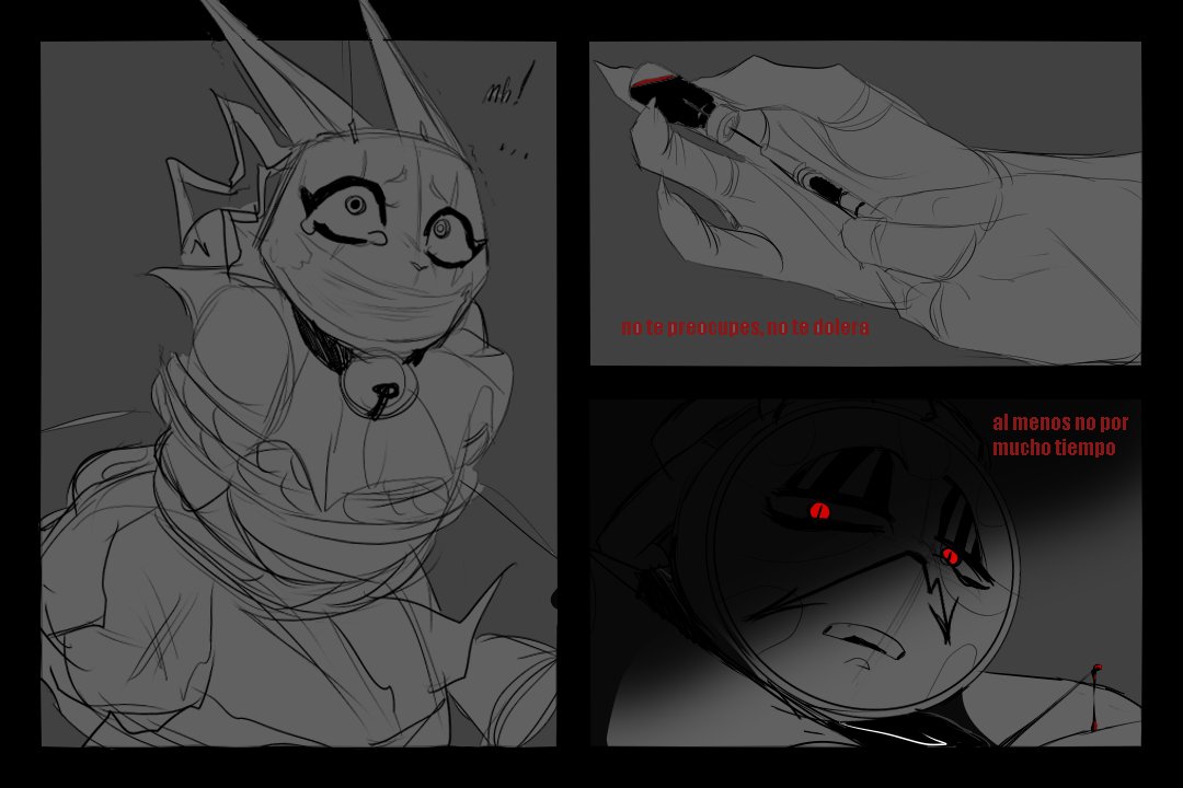 HellRodg's tweet photo. Dyle did what Dandy told him to do.
 Yeah. Mmh

In my headcanon, there were no Twisteds. There were amorphous masses of ichor that inspired Dyle to experiment with poor Scraps, searching for something that would satisfy Dandy's request..

hc🦯🦯🦯

#dandysworld #dandysworlddyle https://t.co/SuCgCPn3RT