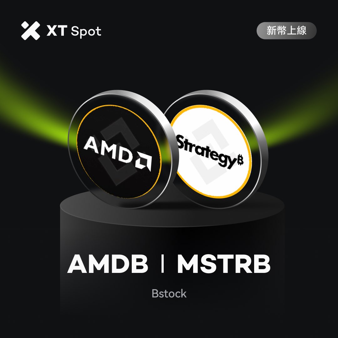 XTexchange's tweet photo. 🚀 New Listing 🚀 #XTlisting

📢 #XT has listed $AMDB (Advanced Micro Devices) & $MSTRB (Strategy) in the Innovation Zone (Bstock).

✅ Deposit Time: Opened
✅ Trading Time: Opened
✅ Withdrawal Time: 03:30 on September 21, 2026 (UTC)

Get ready for trading ⤵️ 
https://t.co/ezLzRGsN0c