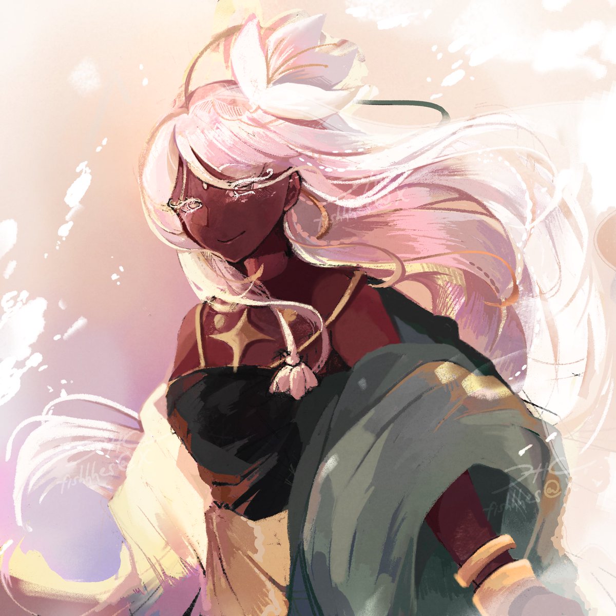 fishhhes's tweet photo. Quickly drops this before leaving 🌸 See y’all on the day of the update @CRKingdomEN 

#Heraldjasmine #Jasminespice #jasminecookie #burningspicecookie #crk #cookierunkingdom https://t.co/pLje6qgiop