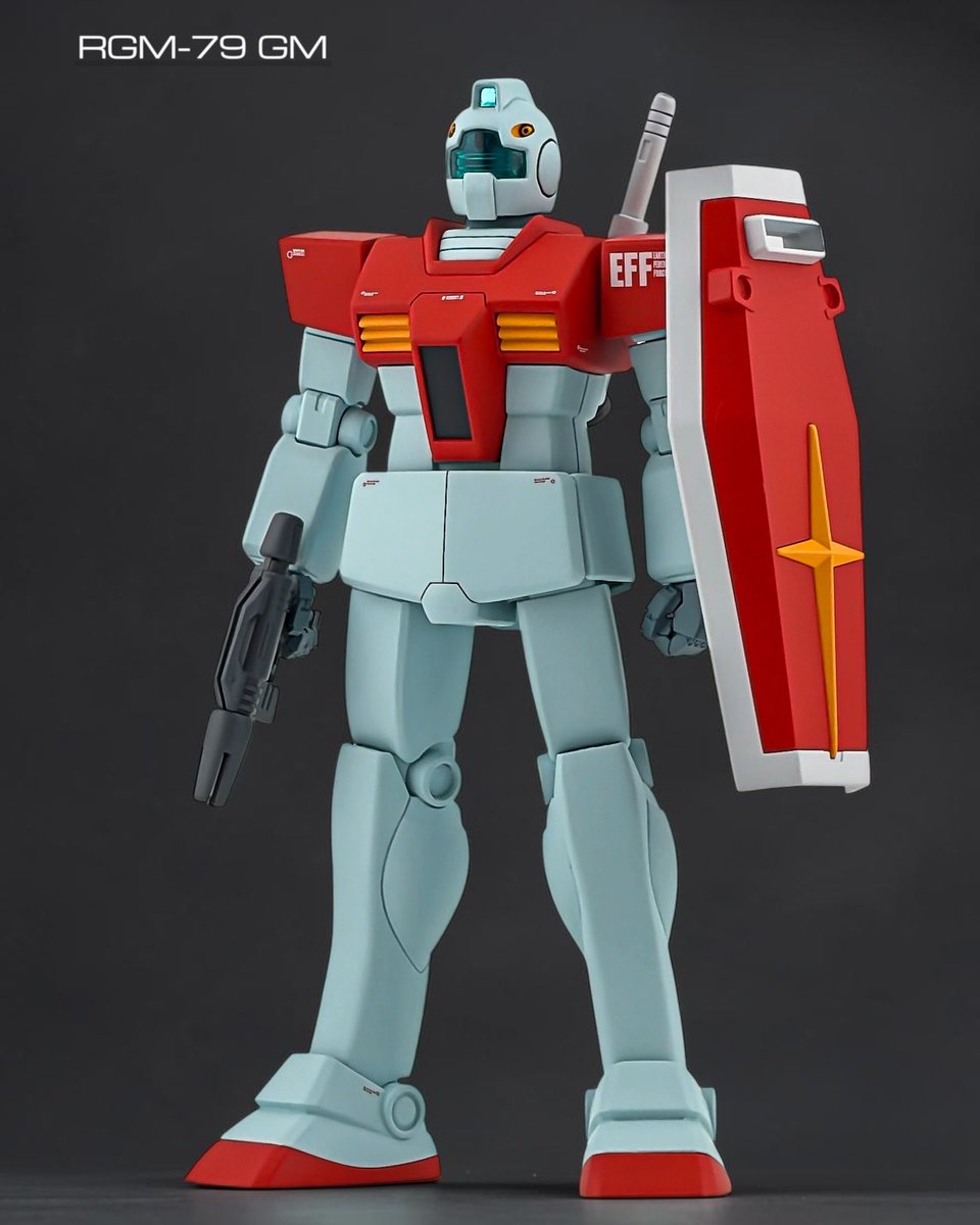 yukimaru0131's tweet photo. HG 1/144 RGM-79 ジム

･スタイル改修をしてベストメカコレクションのパーツの組み合わせで作製。
#ガンプラ
#gunpla https://t.co/dmvf5EzZX1