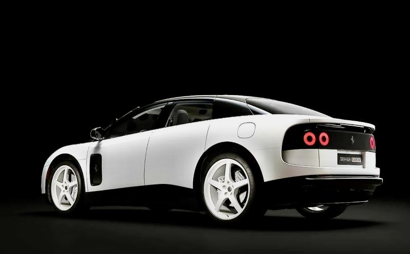 SHINGEKI_P_46's tweet photo. 2026 Ferrari Luce 海外 OC にて 

６３億円 で 価格 が 付きましたね …… 😑 

価値 が よー 分からん 🫣

#4ドアBEVクーペ

#Ferrari_Luce

#2026_model_year

#お値段_63億円 https://t.co/2H97si1KGQ