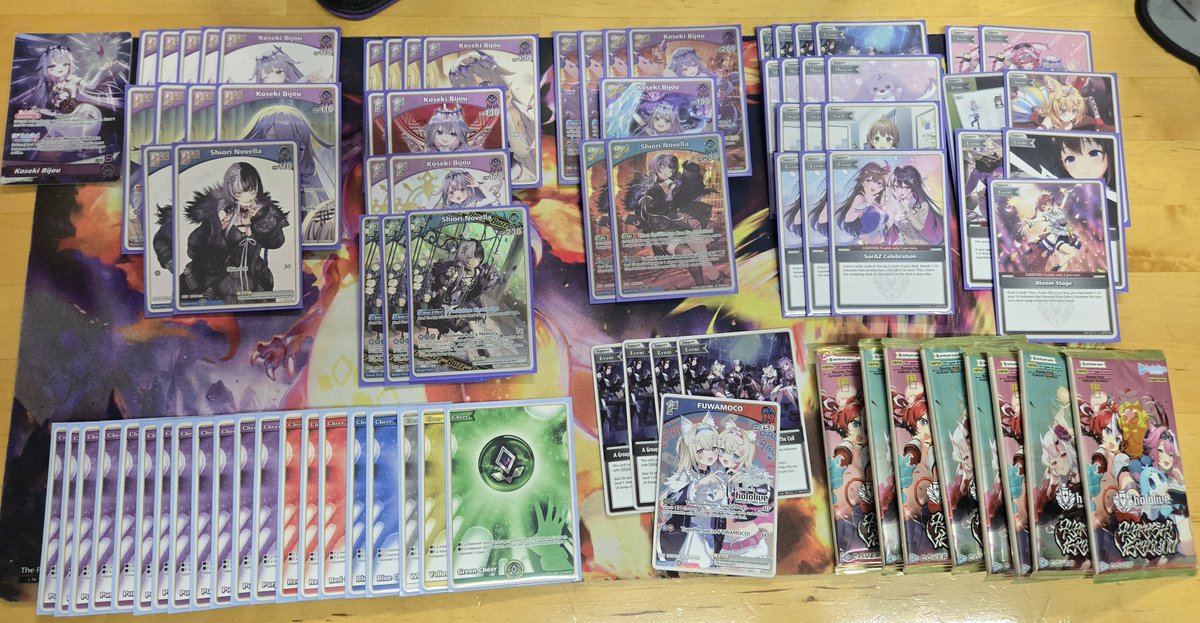 KitaSean6's tweet photo. Hololive Card Game Bloom Cup Isaki Riona 

ホロカブルームカップ響咲リオナ

2nd Place 
2位

Deck: Bijou - Bijou/Shiori 
デッキ: ビジュー ビジュー/シオリ

R1: Iroha ❌️
R2: Ayame ⭕️
R3: Riona ⭕️
R4: Iroha ⭕️

#hololive #hololivecardgame #hOCG #ホロカ https://t.co/PN3KsIMfID