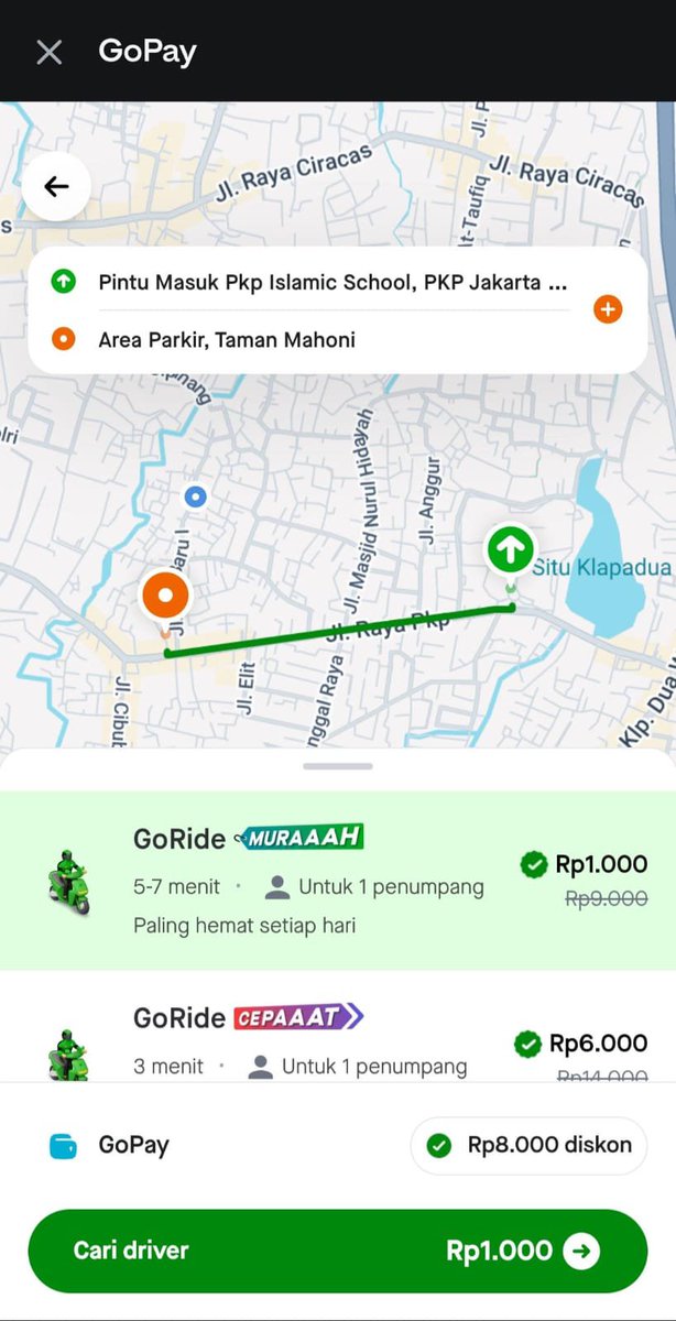 Ciikaprad's tweet photo. buruan deh guys kalian cobain pesen gojek di aplikasi gopay, kapan lagi naik Gojek Di GoPay 1000 aja guys cusss manfaatkan promo nya https://t.co/QVhWBtoB1m