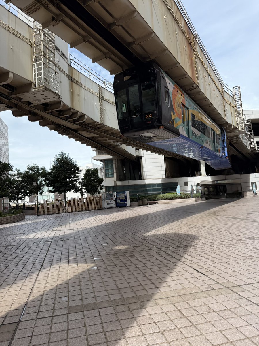 red104h's tweet photo. 明日台風来ても千葉モノレールはそこそこ動いていると思う。 https://t.co/cgQW5wo4Le