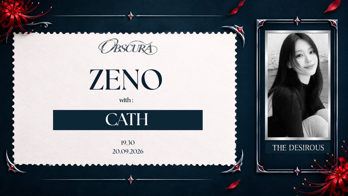 dsrCATH's tweet photo. 𝗦𝗼𝗺𝗲𝘁𝗵𝗶𝗻𝗴 𝘁𝗲𝗺𝗽𝘁𝗶𝗻𝗴 𝗮𝘄𝗮𝗶𝘁𝘀 𝗮𝘁 𝗢𝗯𝘀.

🔞 ZENO
🗓️ 20.09.2026
⏰ 19.30 WIB

🕯️ 𝗪𝗶𝗹𝗹 𝘆𝗼𝘂 𝗴𝗶𝘃𝗲 𝗶𝗻?
Repost to join the temptation. https://t.co/VwTloIQscI