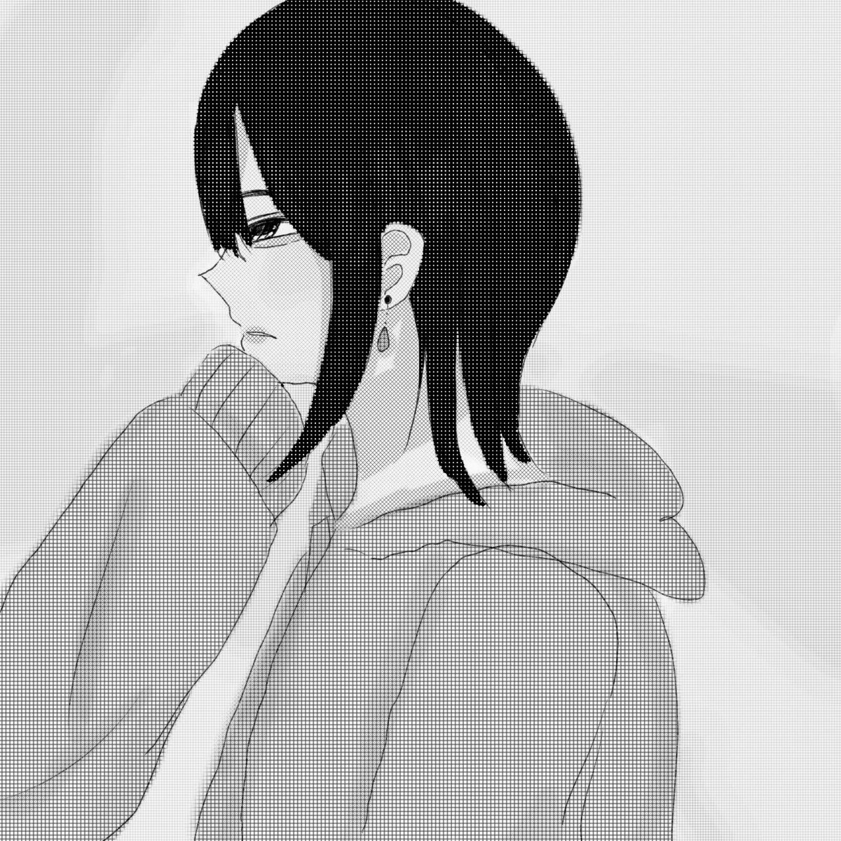 maegami_long's tweet photo. #イラスト　#落書き https://t.co/qKVspRs2r2