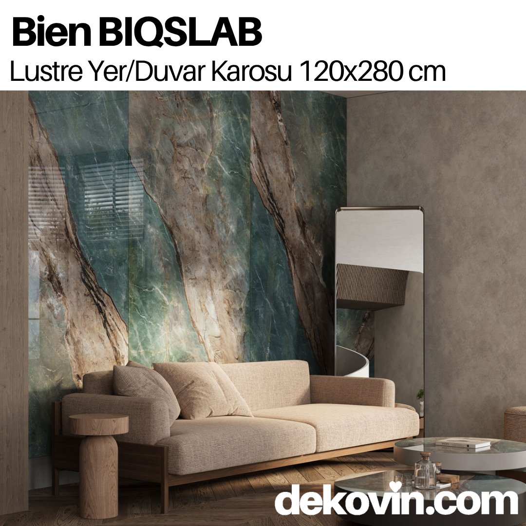 dekovincom's tweet photo. Bien BIQSLAB Büyük Ebatlı Yeni Serisi Stoklarımızda!
120x280 cm boyutlarında, 0,6 cm kalınlığında parlak yüzeyli BIQSLAB Lustre Serisi, mekanlarda kesintisiz dekorasyon sağlıyor.

#dekovincom #bienseramik #biqslab #120x280karo #büyükebatlıkaro https://t.co/MBLJB3591y