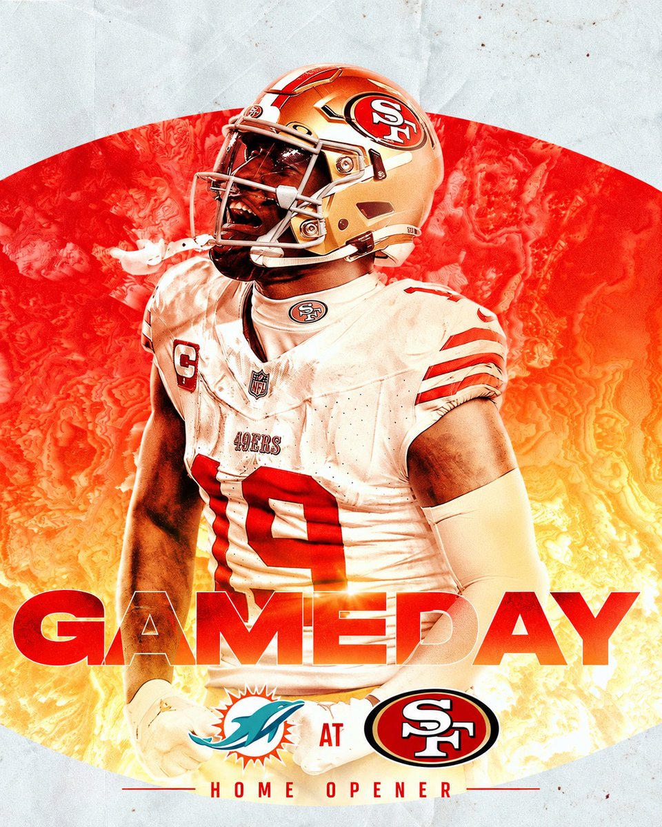 OurSf49ers's tweet photo. It’s OFFICIALLY #49ers Game Day ‼️

The Home Opener 🏡 https://t.co/UiDM2rwHab