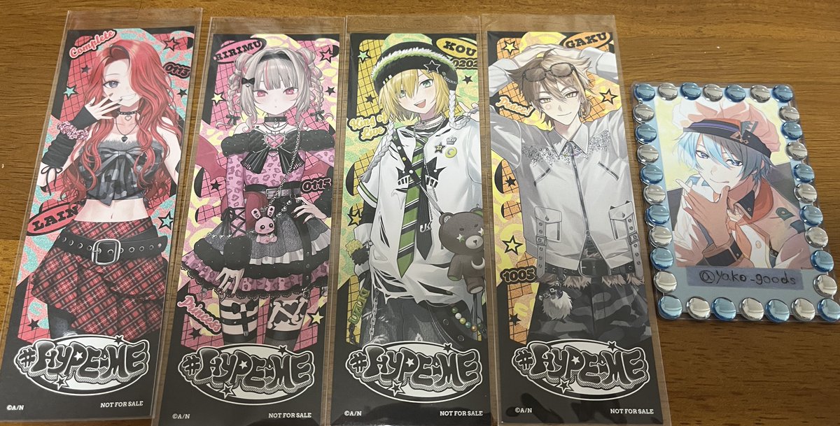 yako_goods's tweet photo. 【交換】にじさんじ Autumn Fair 2026 HYPE-ME アニメイト 特典 しおり

【譲】画像1

【求】友人分🟢の方1
　　ENの方〜3

友人分含む方優先 https://t.co/ZnLauiaJjO