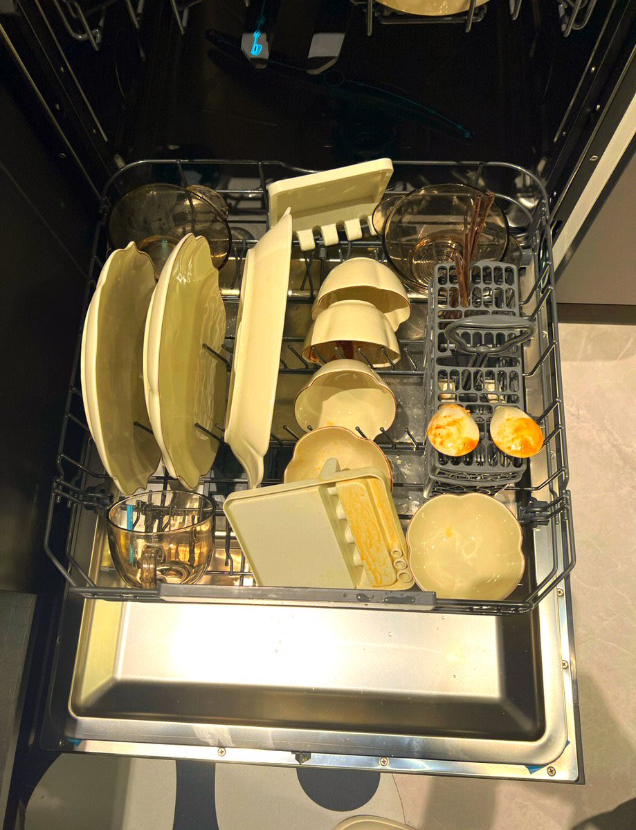 Lucaszuigamarin's tweet photo. [刚把攒了三天的脏碗碟都放进洗碗机，看着机器嗡嗡转的瞬间，突然觉得家务也有小治愈的感觉]， https://t.co/G3ExuUGW5h